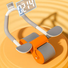 Cargar imagen en el visor de la galería, Rodillo Abdominal Con Apoyabrazos Cronometro Y Alfombrilla Para Rodillas
