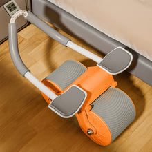 Cargar imagen en el visor de la galería, Rodillo Abdominal Con Apoyabrazos Cronometro Y Alfombrilla Para Rodillas
